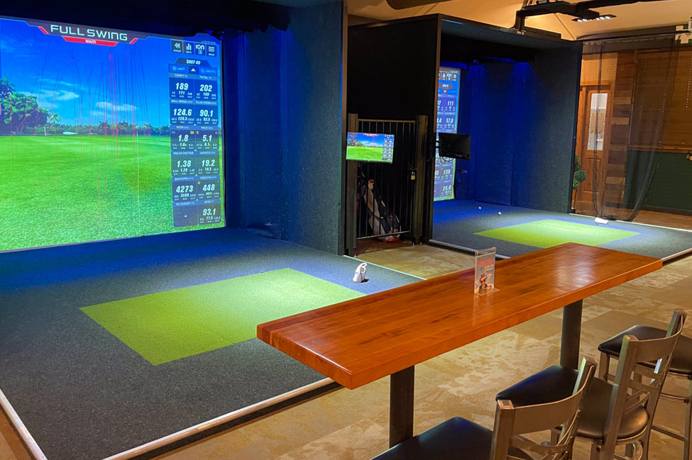 Golf Simulators at the Clubhouse in Fremont