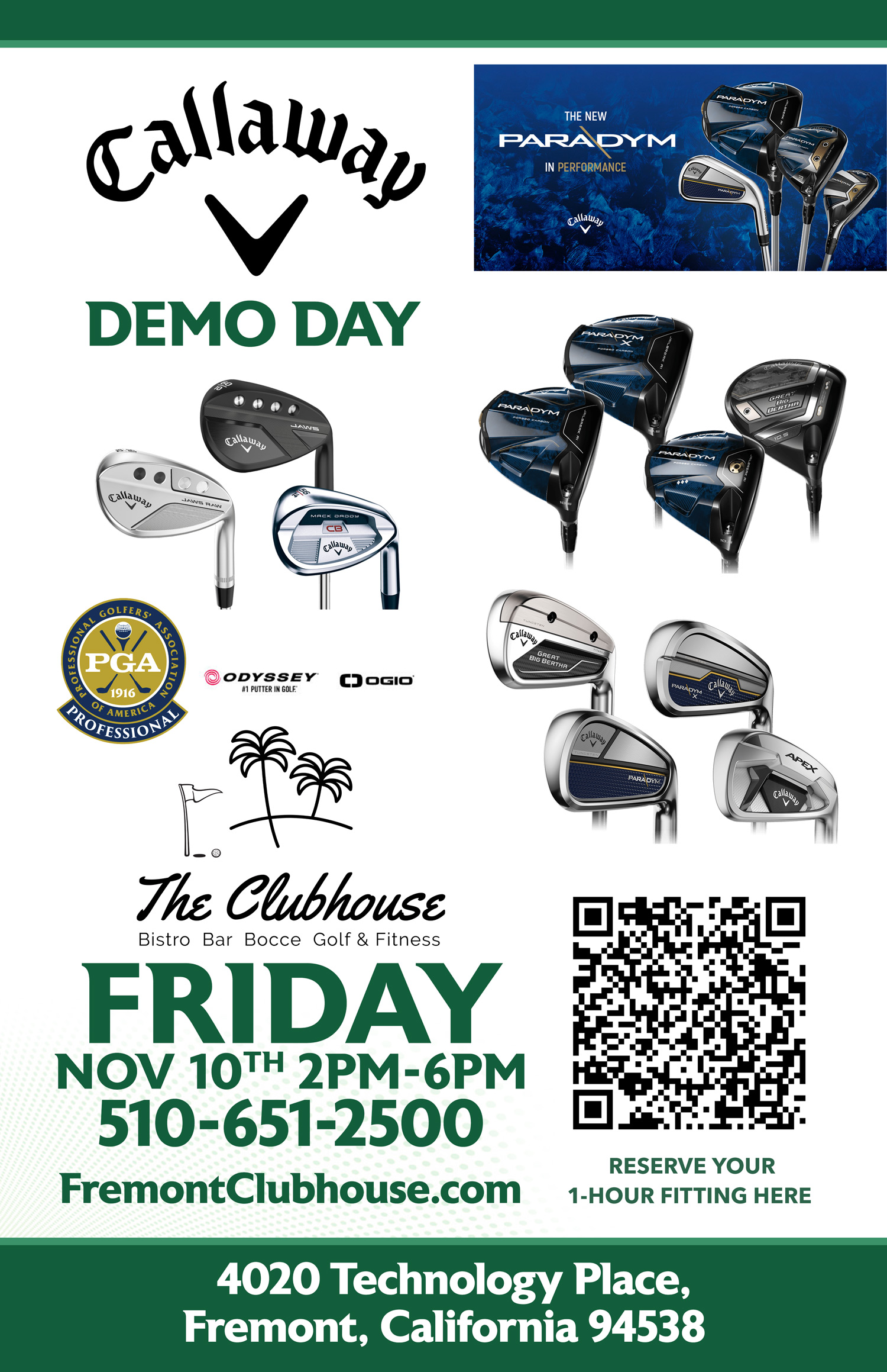 Callaway Demo Day at the Clubhouse in Fremont Ca