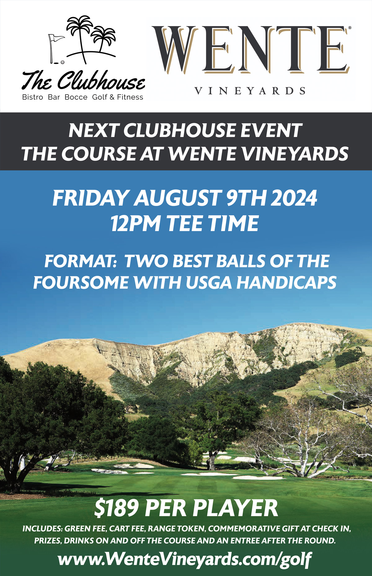 Wente Clubhouse Outing