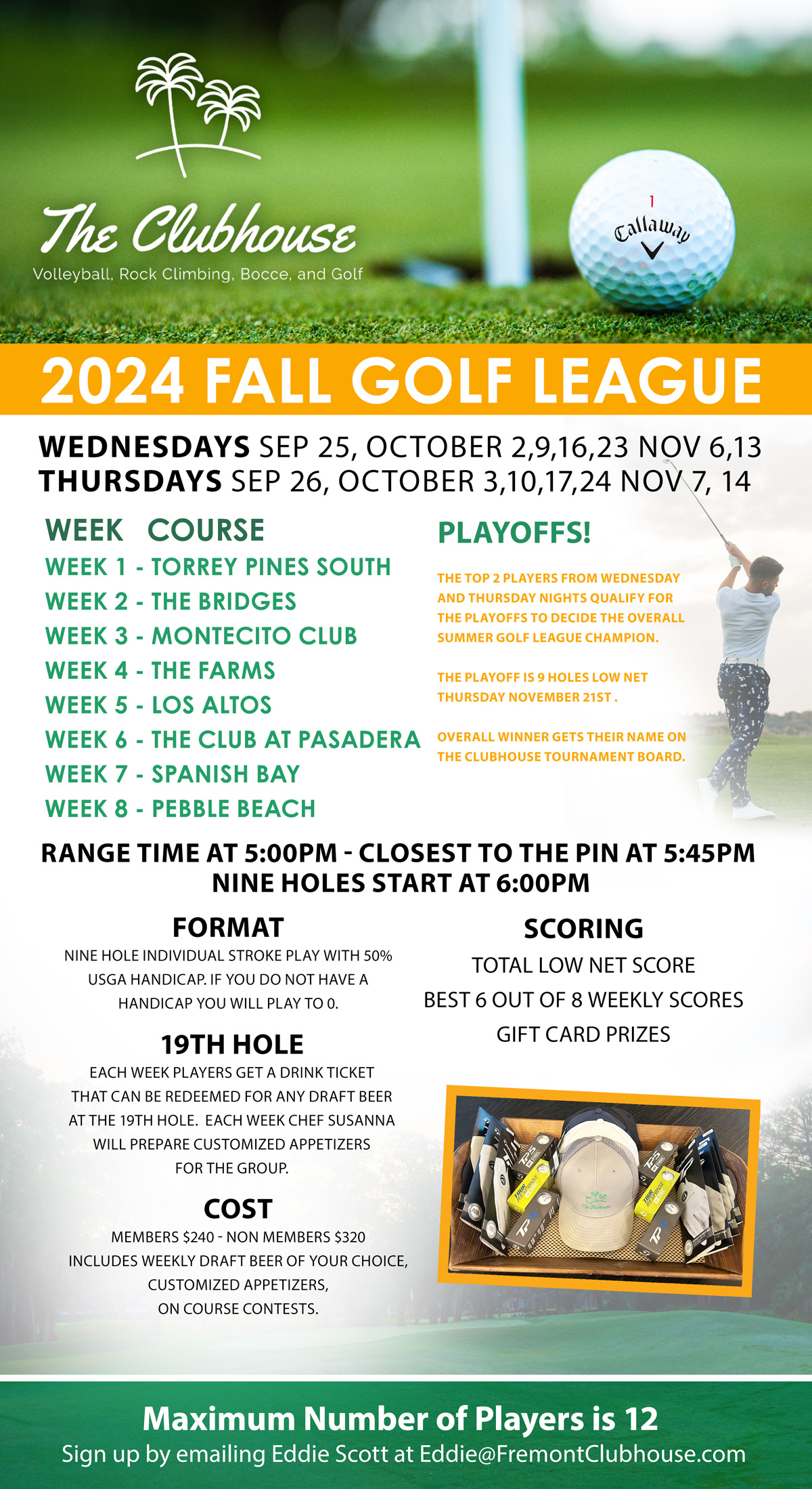 Clubhouse Fall League