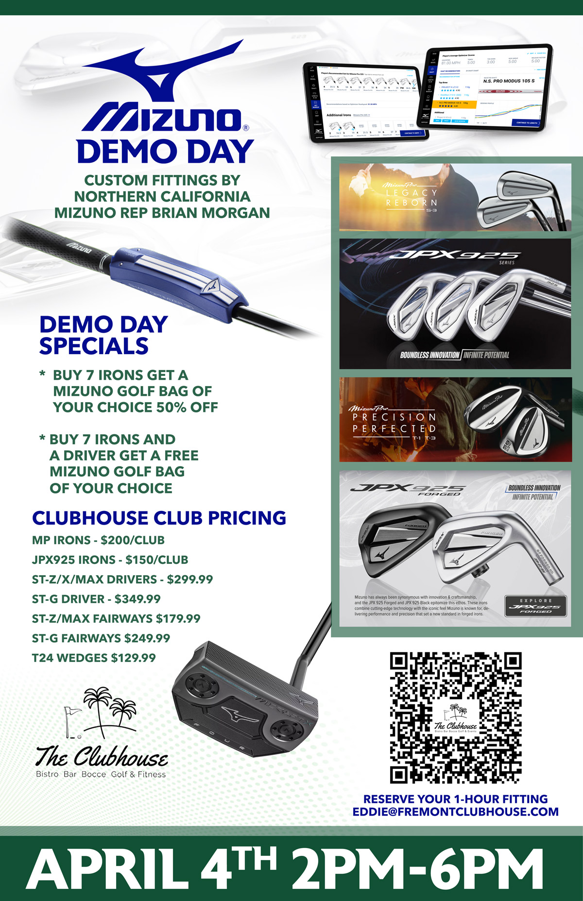 Mizuno Free Demo Club Fitting in Fremont