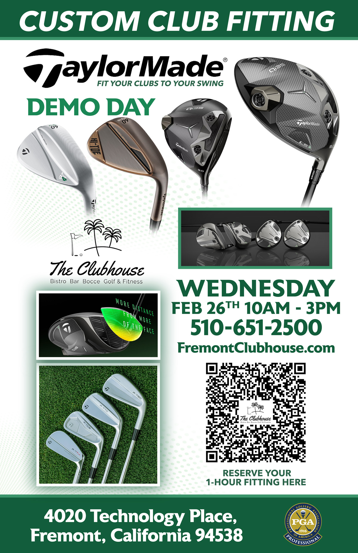 Taylormade Free Demo Club Fitting in Fremont