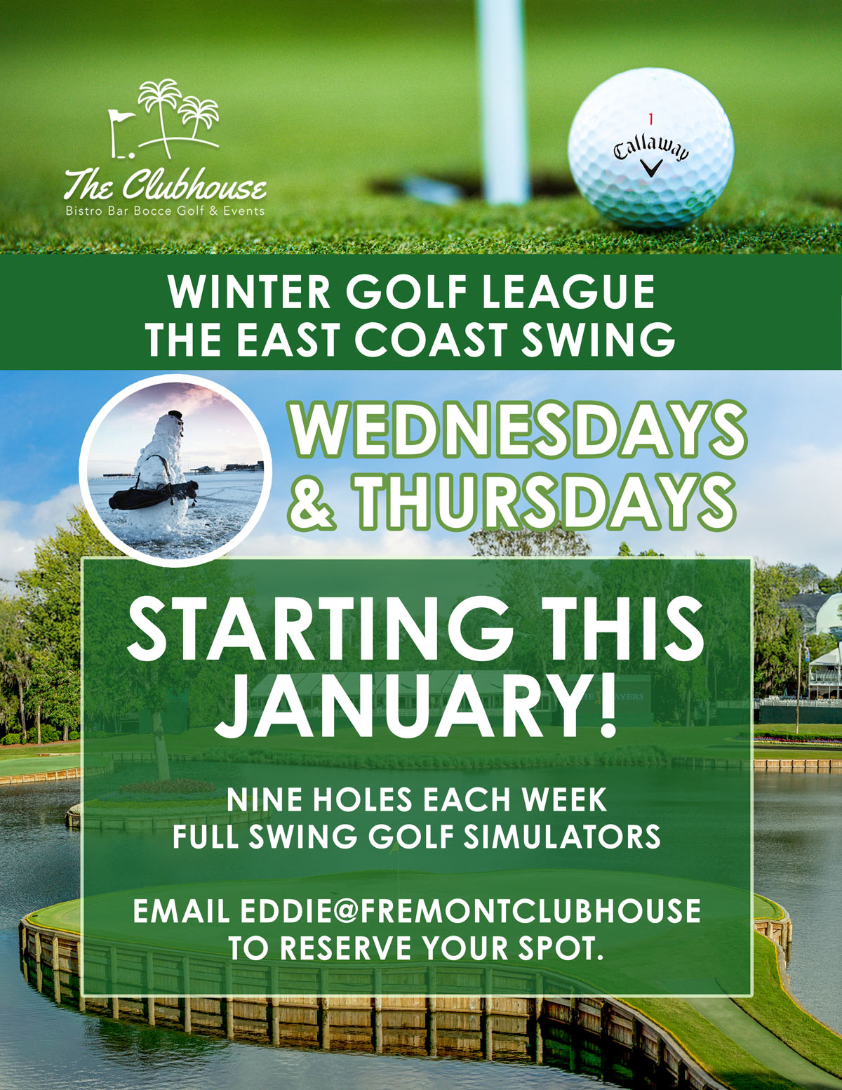 Weekly Golf Leagues - no matter the weather