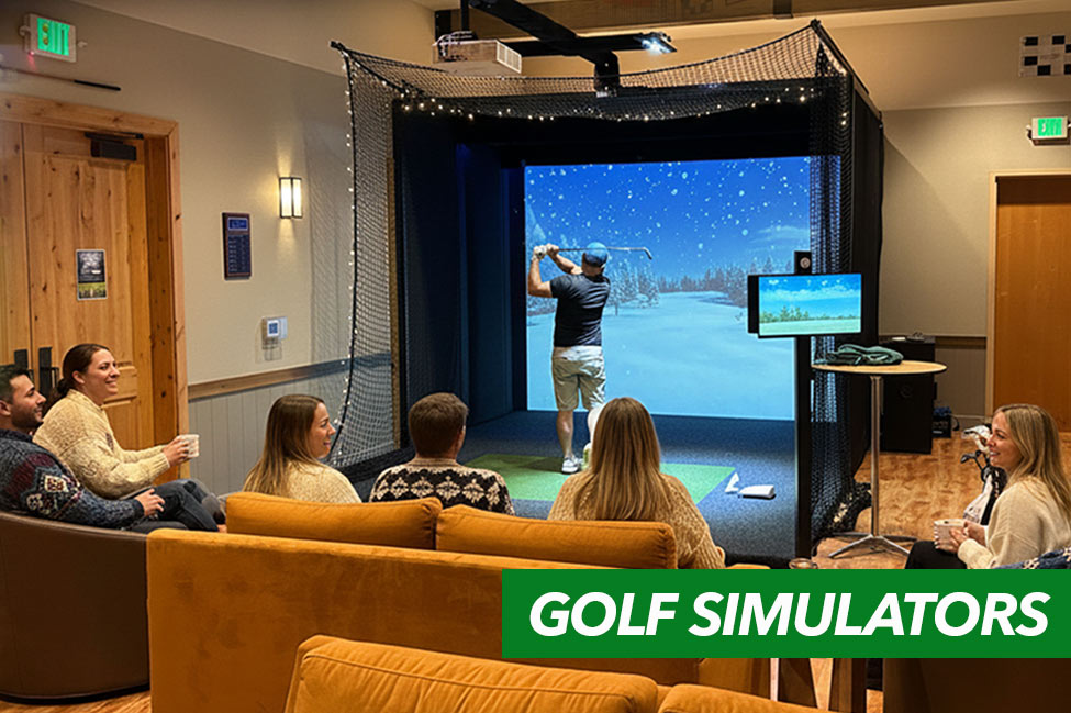 Golf Simulators at the Fremont Clubhouse
