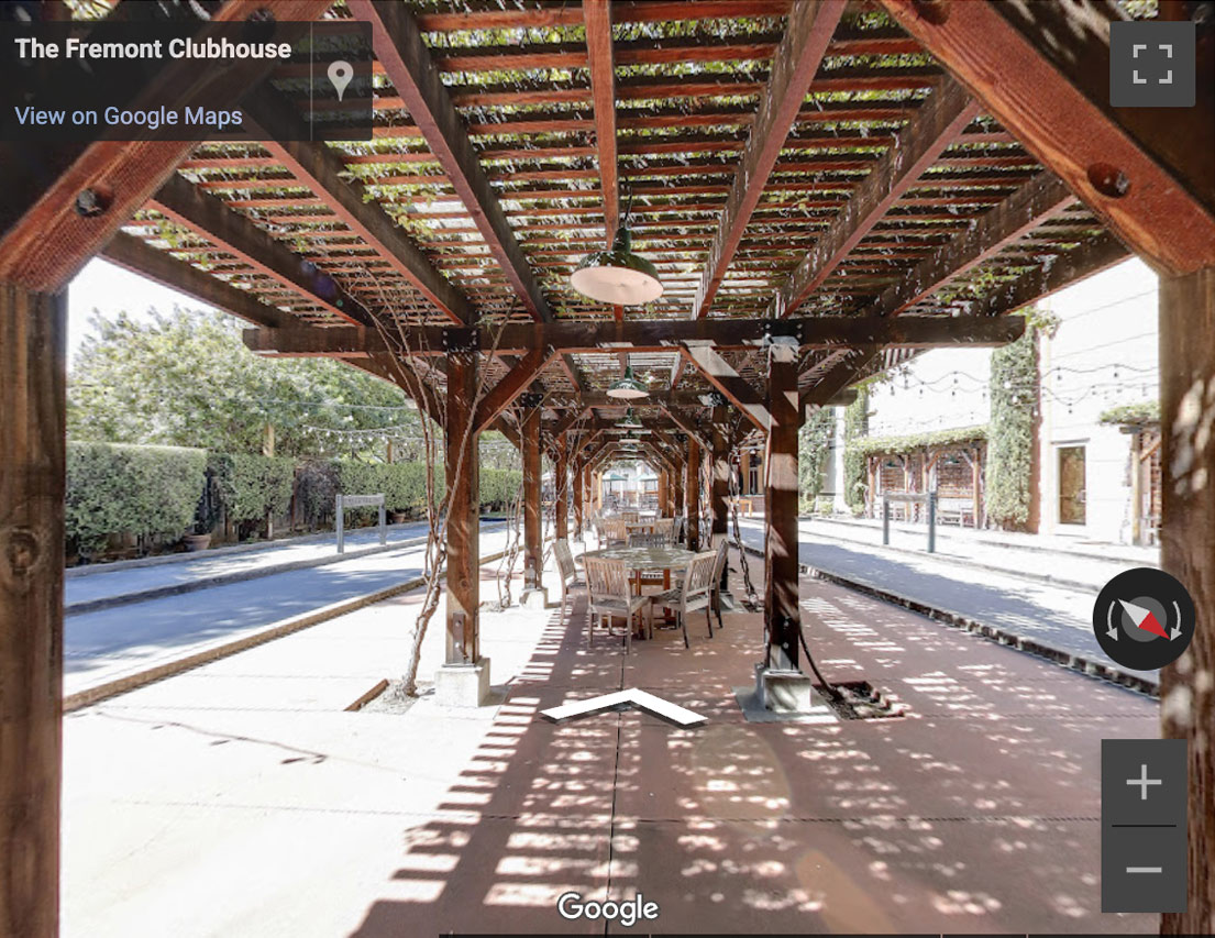 Bocce courts in Fremont